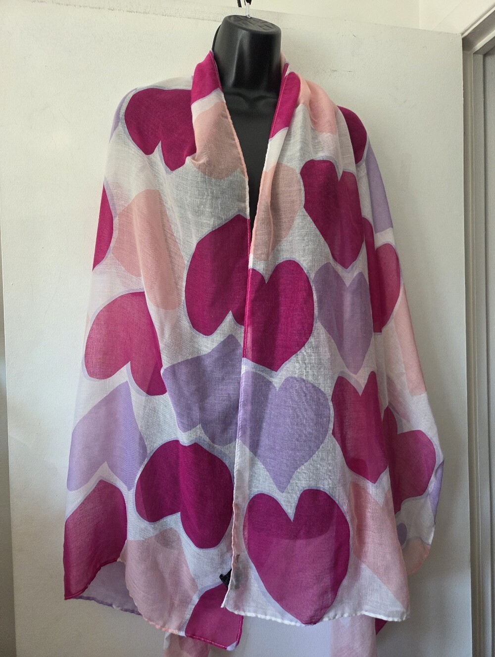 Steve Madden Heart Print Scarf